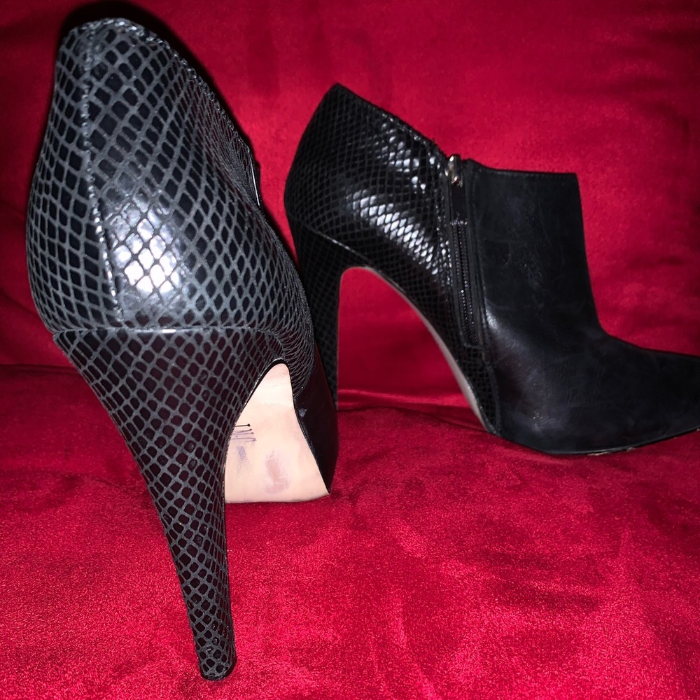 INC. black booties